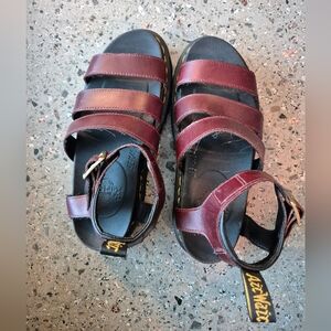 Blaire Women's Gladiator Sandals burgundy leather size 6